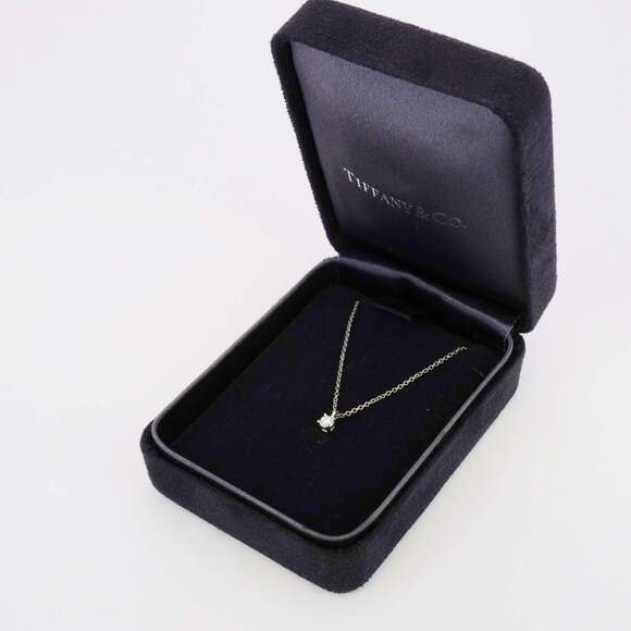 TIFFANY Authentic Silver Diamond Necklace - Picture 7 of 7